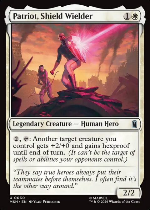 Patriot, Shield Wielder - MSH #30 - Foil