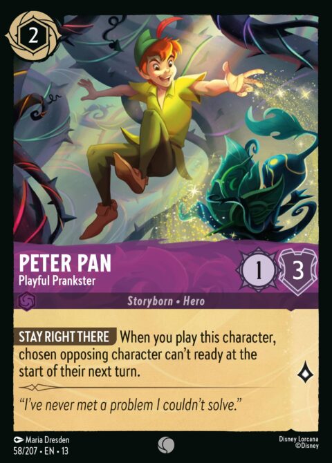 Peter Pan - Playful Prankster - 13 #58 - Normal