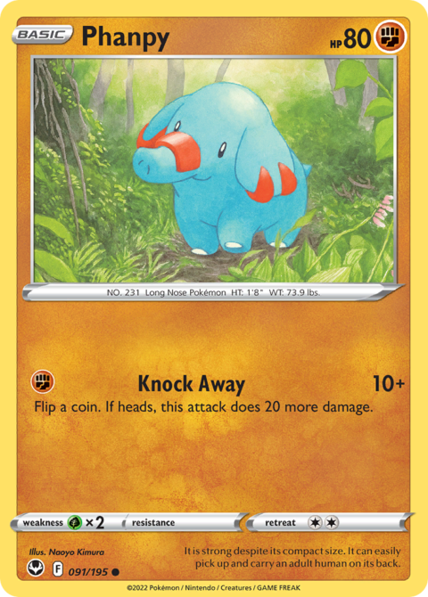 Phanpy - SIT #91 - Reverse Holo