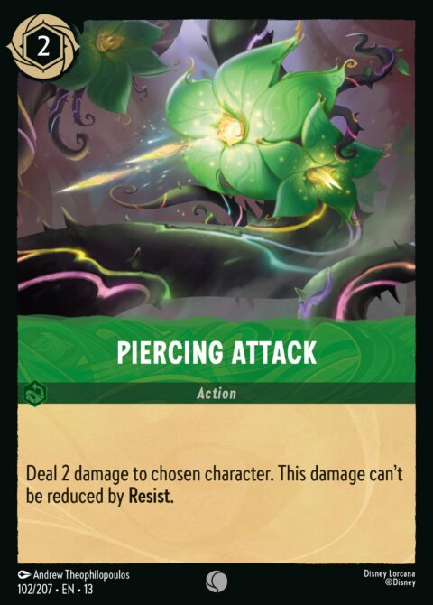 Piercing Attack - 13 #102 - Foil