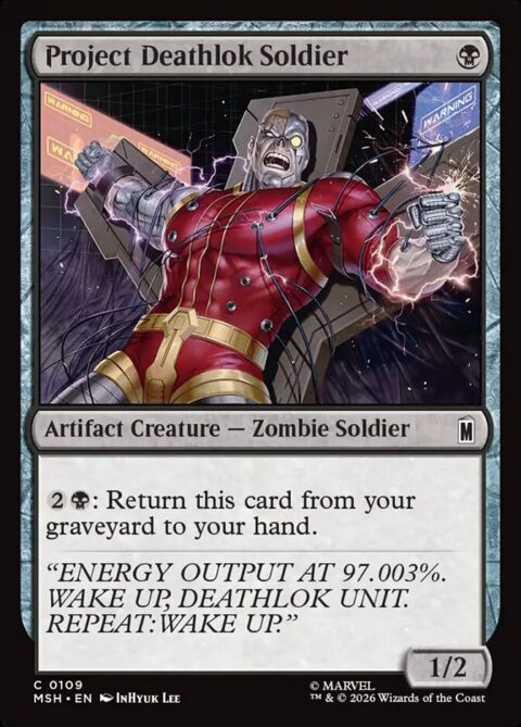 Project Deathlok Soldier - MSH #109 - Foil