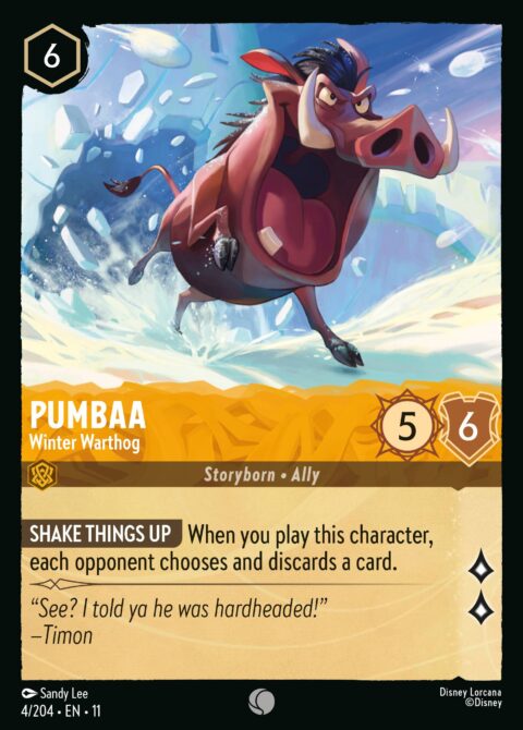 Pumbaa - Winter Warthog - 11 #4 - Normal