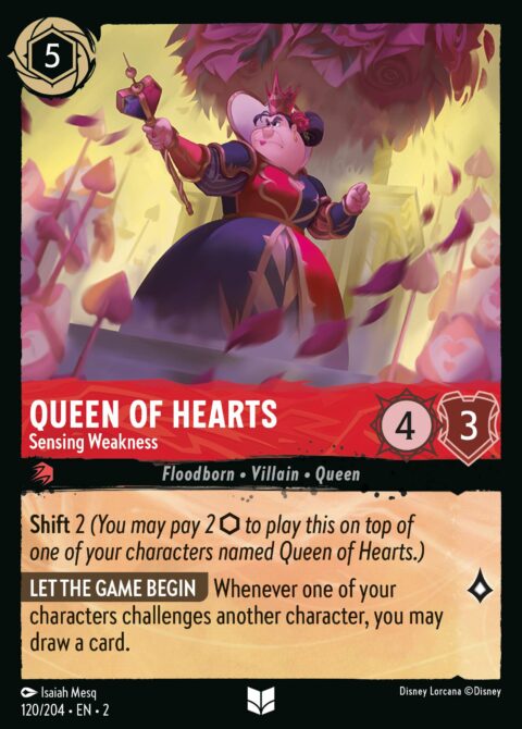 Queen of Hearts - Sensing Weakness - 2 #120 - Normal