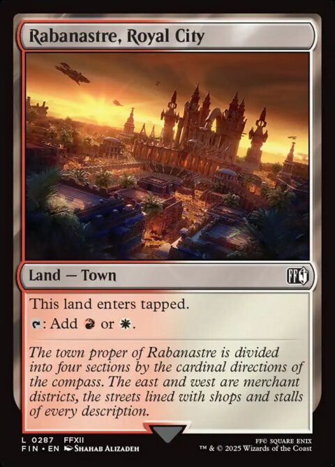 Rabanastre, Royal City - FIN #287 - Foil