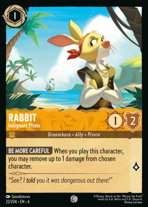 Rabbit - Indignant Pirate - 6 #22 - Normal