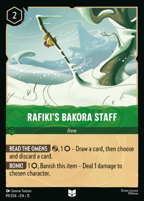 Rafiki's Bakora Staff - 11 #99 - Foil