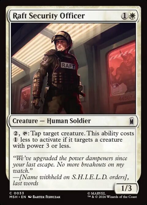 Raft Security Officer - MSH #33 - Foil
