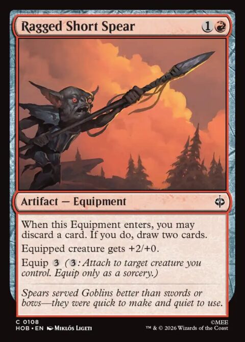 Ragged Short Spear - HOB #108 - Normal