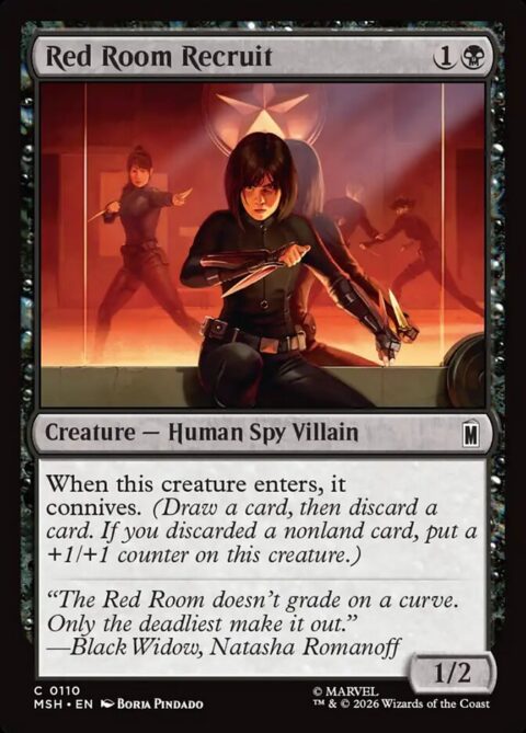 Red Room Recruit - MSH #110 - Nonfoil