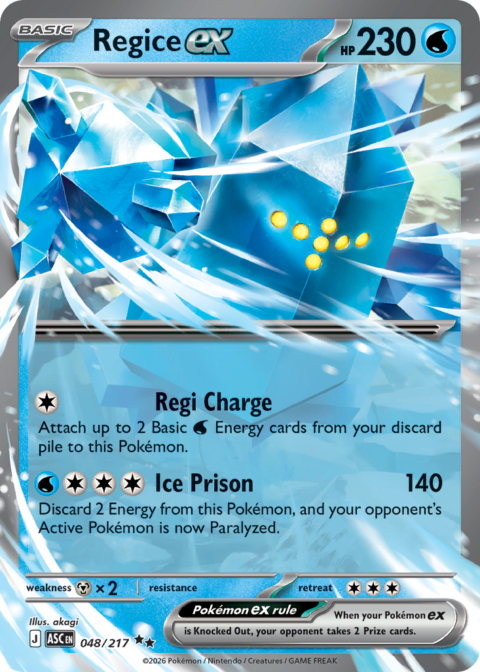 Regice ex - ASC #48