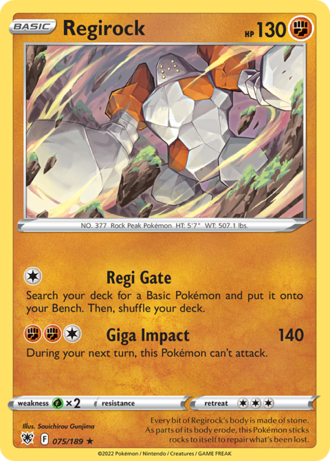 Regirock - ASR #75 - Normal