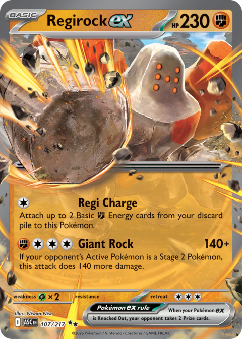 Regirock ex - ASC #107