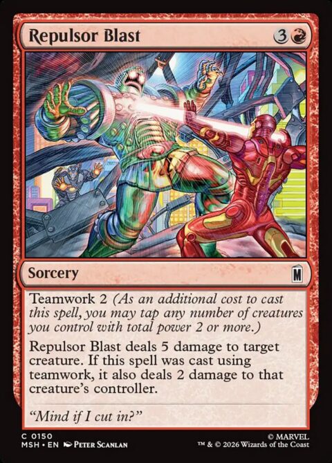 Repulsor Blast - MSH #150 - Foil