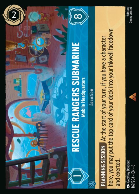 Rescue Rangers Submarine - Mobile Headquarters - 6 #169 - Normal