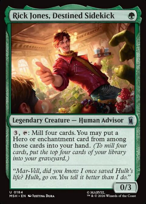 Rick Jones, Destined Sidekick - MSH #184 - Foil