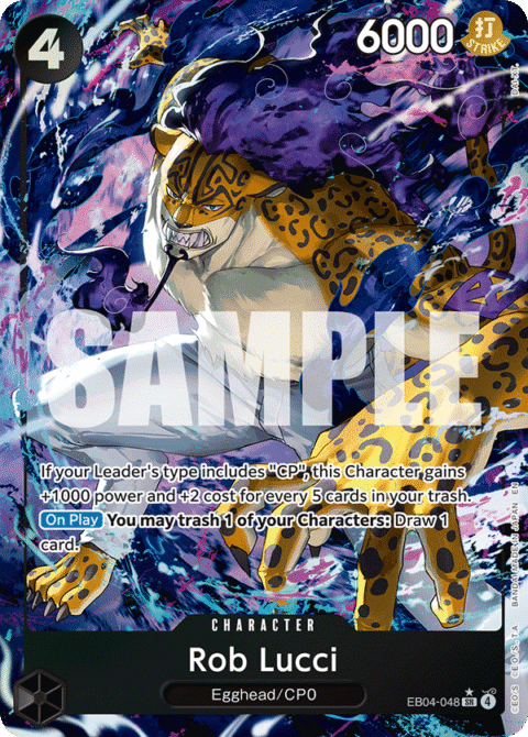 Rob Lucci - OP15-EB04 #48 - Alternate Art