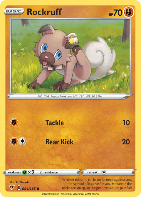 Rockruff - VIV #94 - Normal