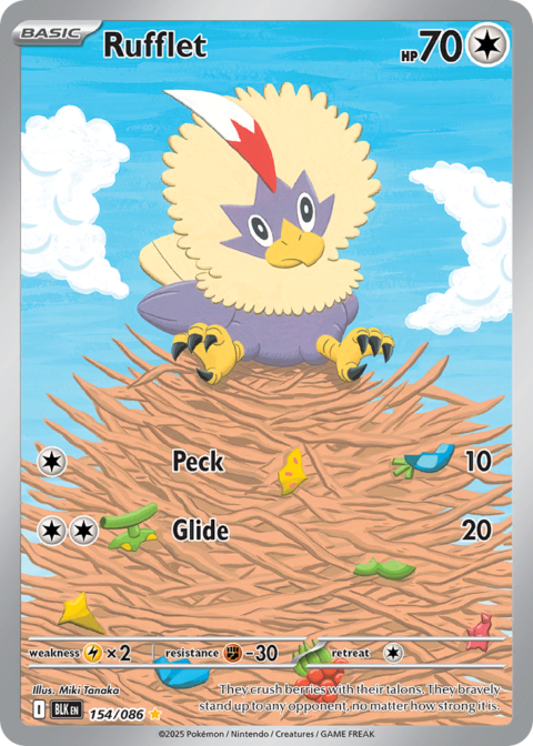 Rufflet - BLK #154 - Normal