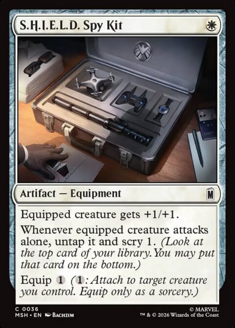 S.H.I.E.L.D. Spy Kit - MSH #36 - Foil