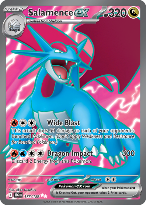 Salamence ex - JTG #177