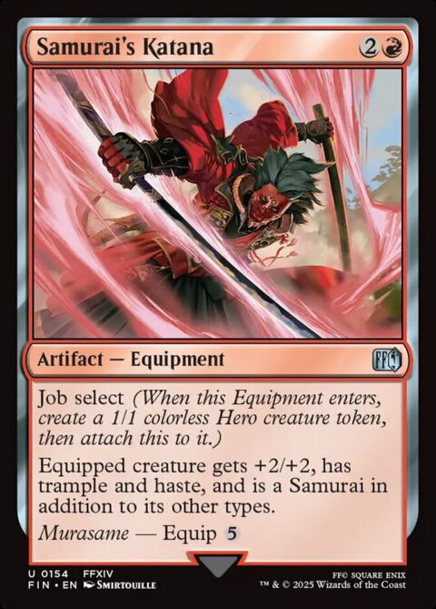 Samurai's Katana - FIN #154 - Foil