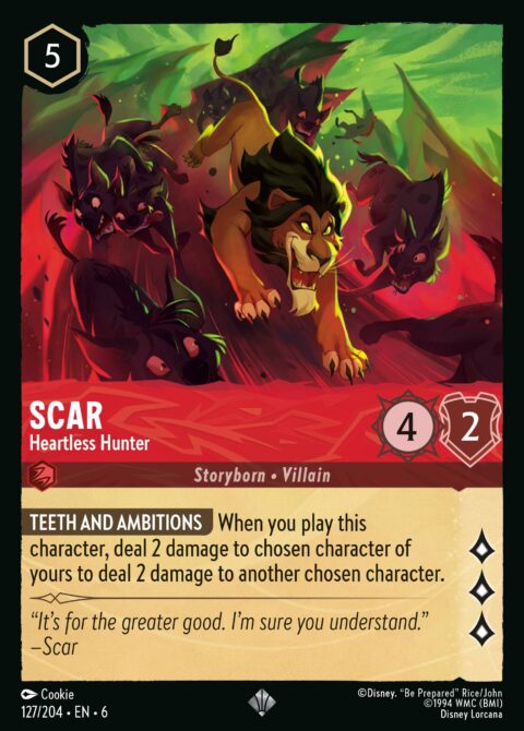 Scar - Heartless Hunter - 6 #127 - Normal