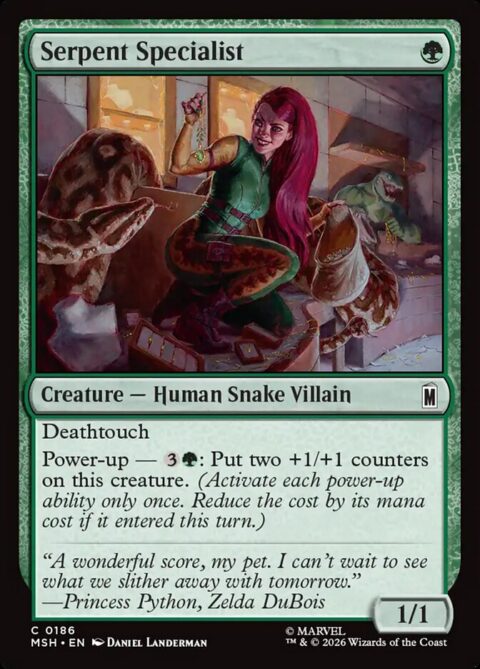 Serpent Specialist - MSH #186 - Nonfoil