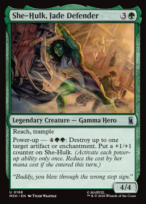 She-Hulk, Jade Defender - MSH #188 - Foil