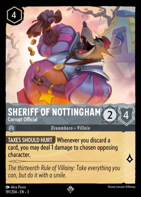 Sheriff of Nottingham - Corrupt Official - 3 #191 - Foil