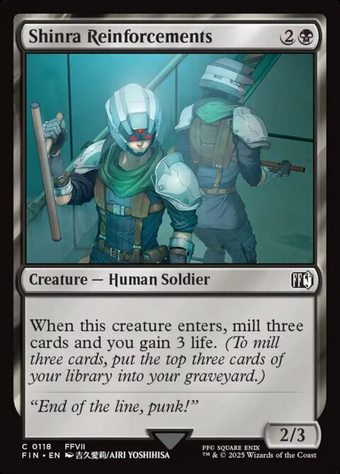 Shinra Reinforcements - FIN #118 - Foil