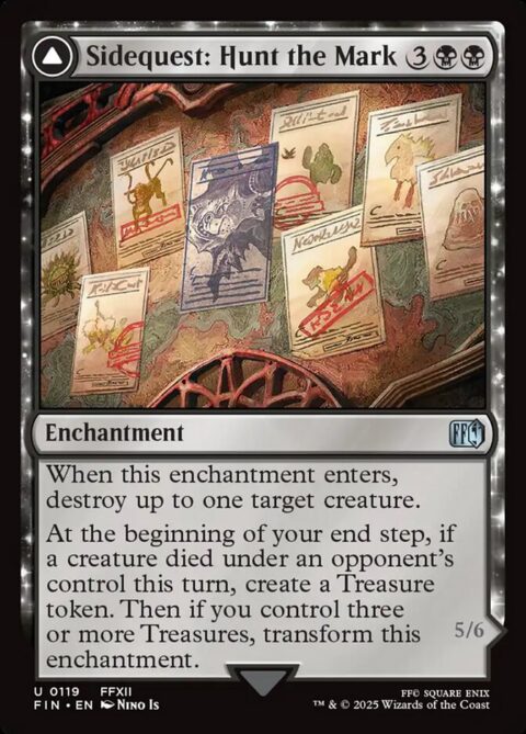 Sidequest: Hunt the Mark // Yiazmat, Ultimate Mark - FIN #119 - Foil
