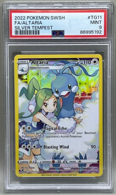 2023 Altaria #TG11 Silver Tempest PSA 9