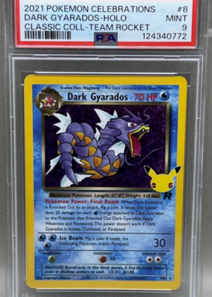2121 Dark Gyarados #8 Celebrations PSA 9