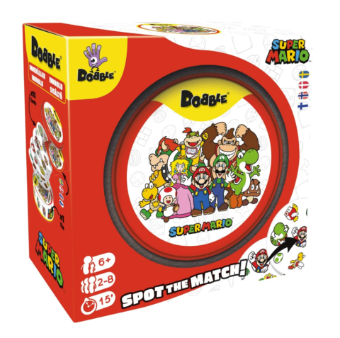 Dobble Brætspil Dansk udgave Super Mario edition