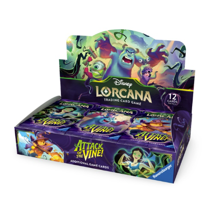 Disney Lorcana TCG: Set 13 - Attack of the Vine! - Booster Display (Box med 24 Pakker)
