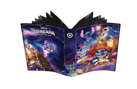 Disney Lorcana TCG. Stitch mappe til 252 kort