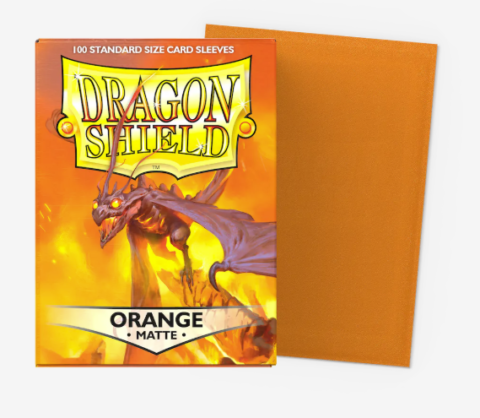 Dragon Shield Standard Size 100 stk. Orange