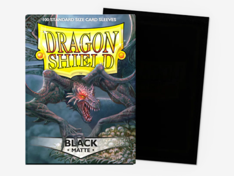 Dragon Shield Standard Size 100 stk. klar Sort