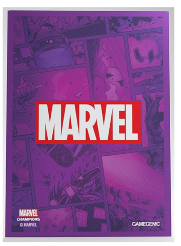 Gamegenic - Marvel Champions Sleeves - Marvel Logo: 50 stk