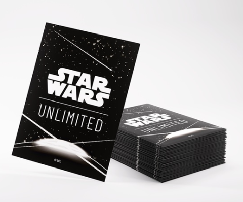 Gamegenic - Star Wars: Unlimited - Premium Art Sleeves - Card Black White (60 stk)
