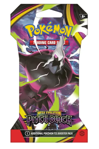 Pokemon Pitch Black Booster Pack sleeved