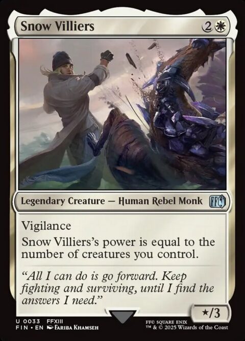 Snow Villiers - FIN #33 - Foil