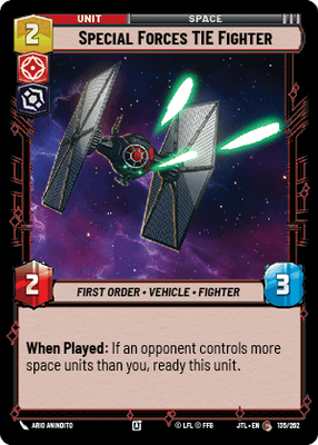 Special Forces TIE Fighter - JTL #135 - Normal