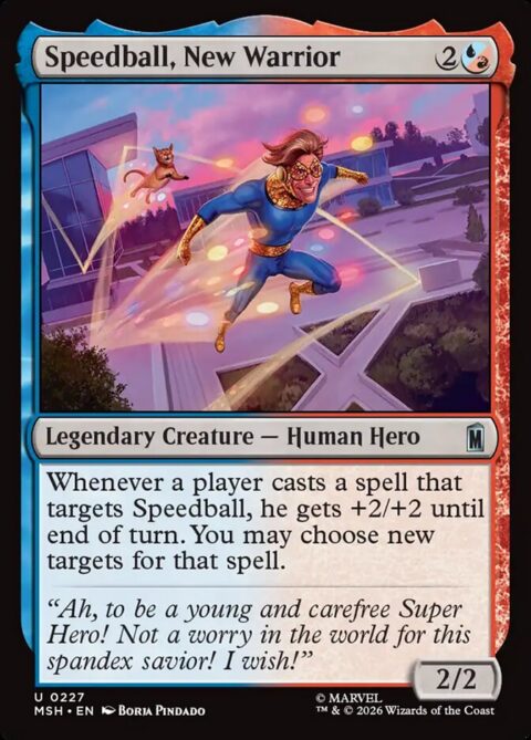 Speedball, New Warrior - MSH #227 - Foil