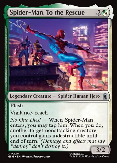 Spider-Man, To the Rescue - MSH #228 - Foil