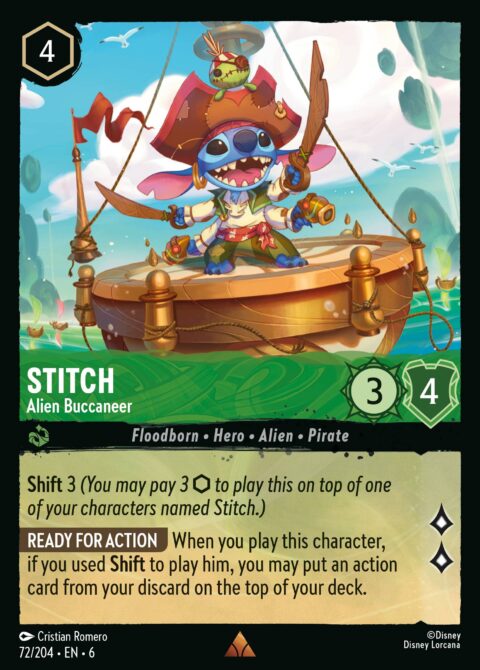 Stitch - Alien Buccaneer - 6 #72 - Foil