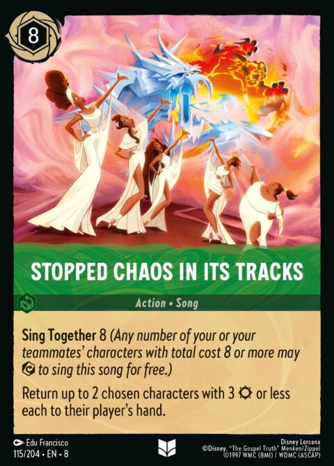 Stopped Chaos in Its Tracks - 8 #115 - Foil