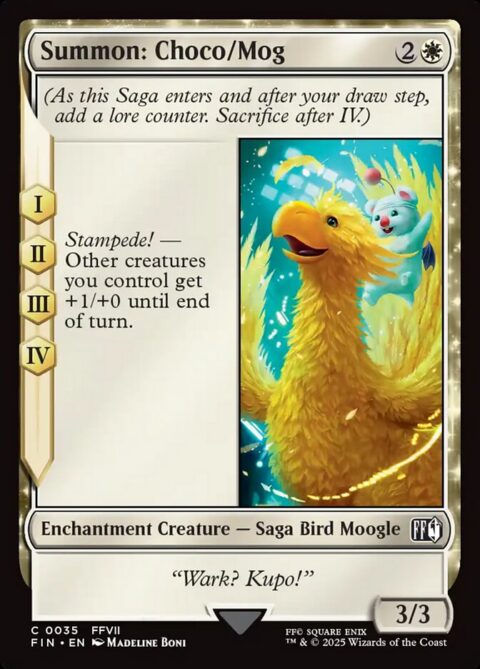 Summon: Choco/Mog - FIN #35 - Foil