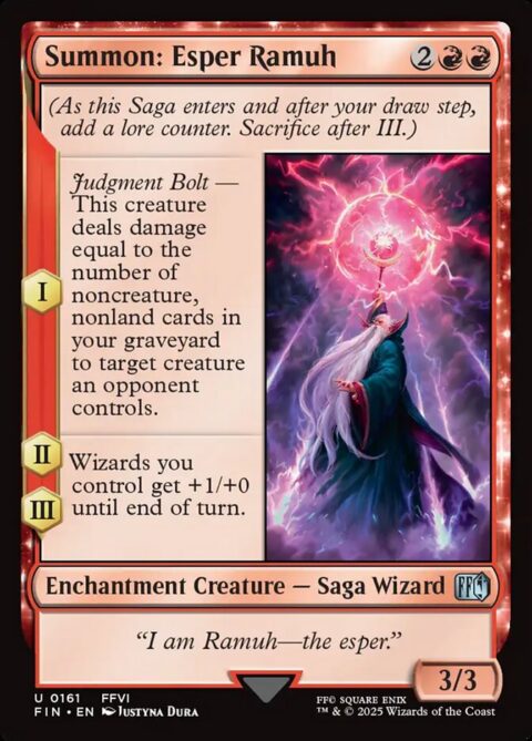 Summon: Esper Ramuh - FIN #161 - Foil