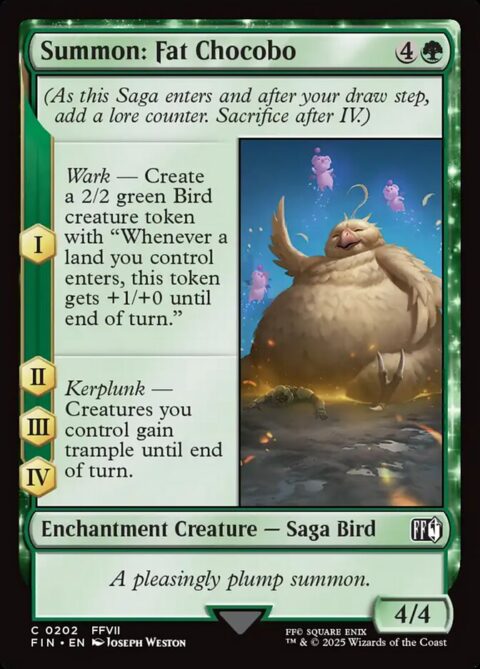 Summon: Fat Chocobo - FIN #202 - Foil